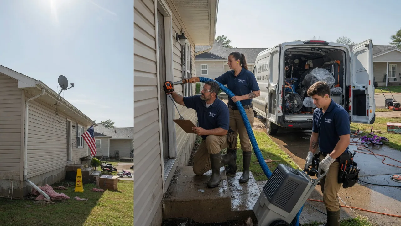 Ceiling Water Damage Restoration in Santa, ID near me